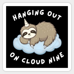 Hanging Out On Cloud Nine Sticker